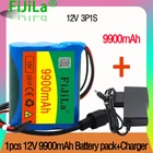 Аккумуляторная батарея 3S1P, 12 В, 100% мА  ч, литиевая аккумуляторная батарея 9900, 1 А