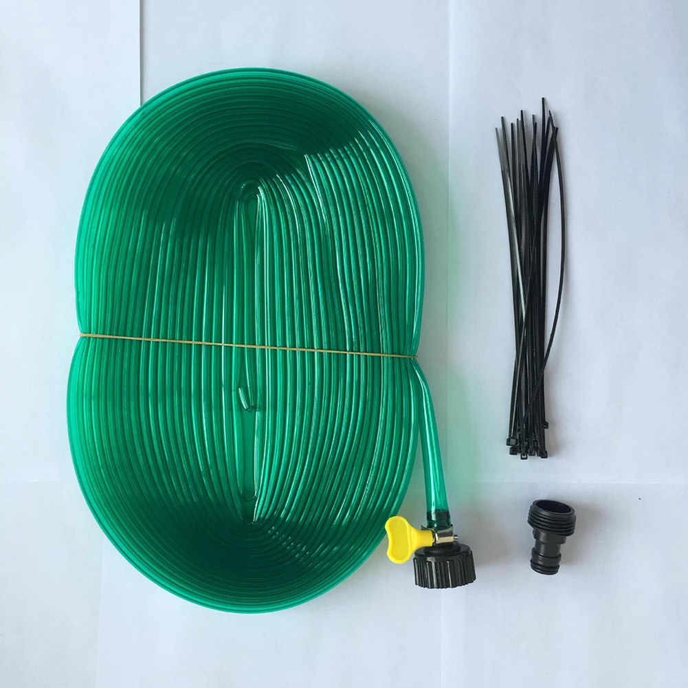 

Garden Irrigation and Watering Sprinklers Pipe Summer Durable Watering Hose For Outdoor Garden Yard Watering System Nozzle Kit