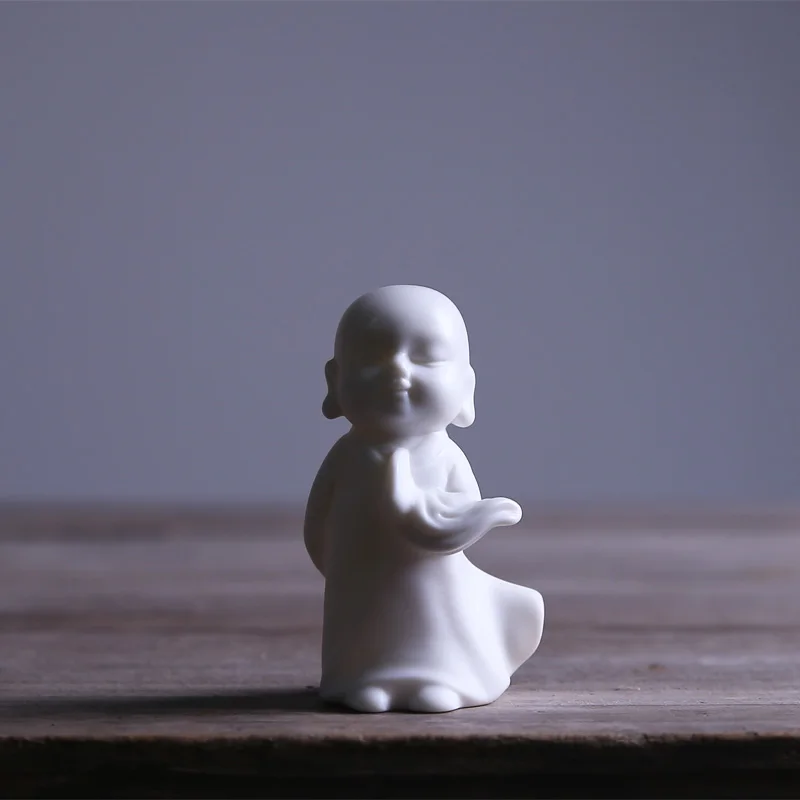 Керамический новый китайский маленький монах дзен креативное украшение для