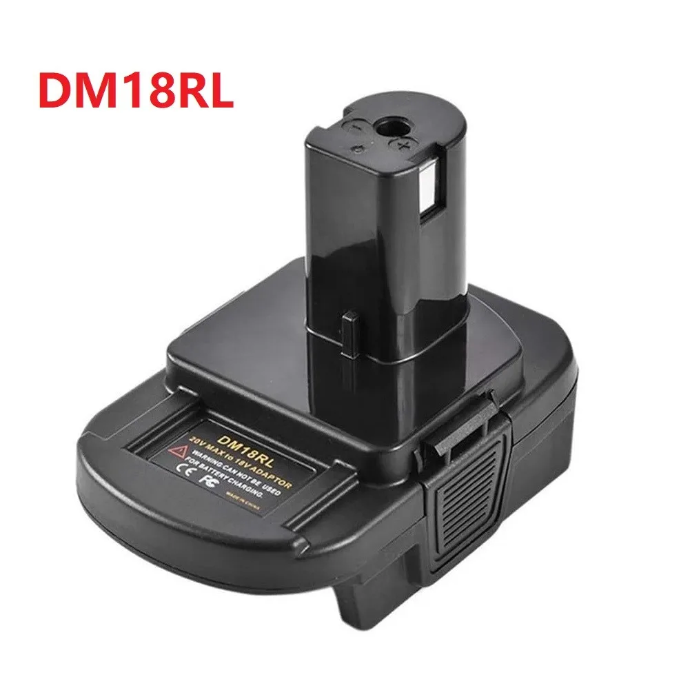 

DM18RL Battery Converter Adapter For Dewalt/Milwaukee 20V Li-Ion Convertor For RYOBI 18V Lithium&Ni-NH&Ni-CD Battery