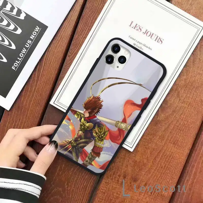 

Monkey King Monkey King Journey to the West Phone Case for iPhone 11 12 pro XS MAX 8 7 6 6S Plus X 5S SE 2020 XR Soft silicone