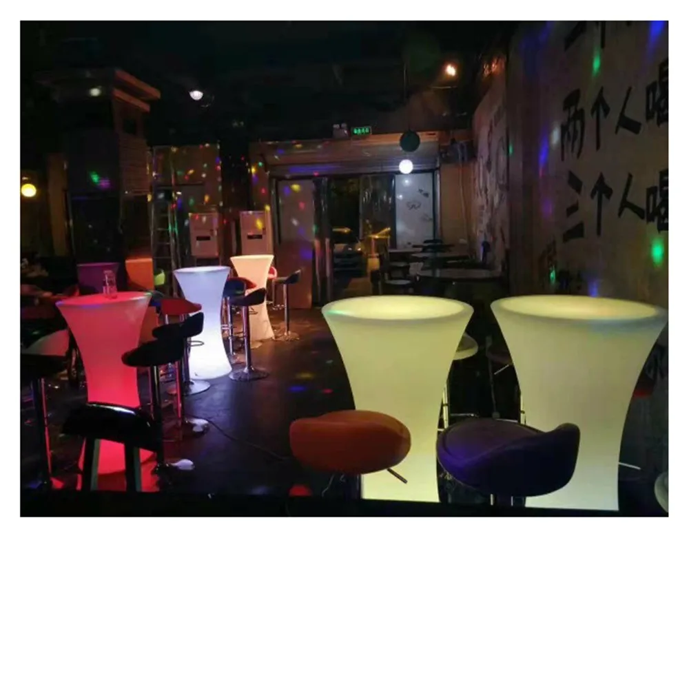 Новый 16 цветов меняющийся светодиодный коктейльный столик рост коммерческая