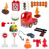 kids fireman fire fighting fire truck building blocks baby toys for children compatible with brand bricks diy toy xmas gift city