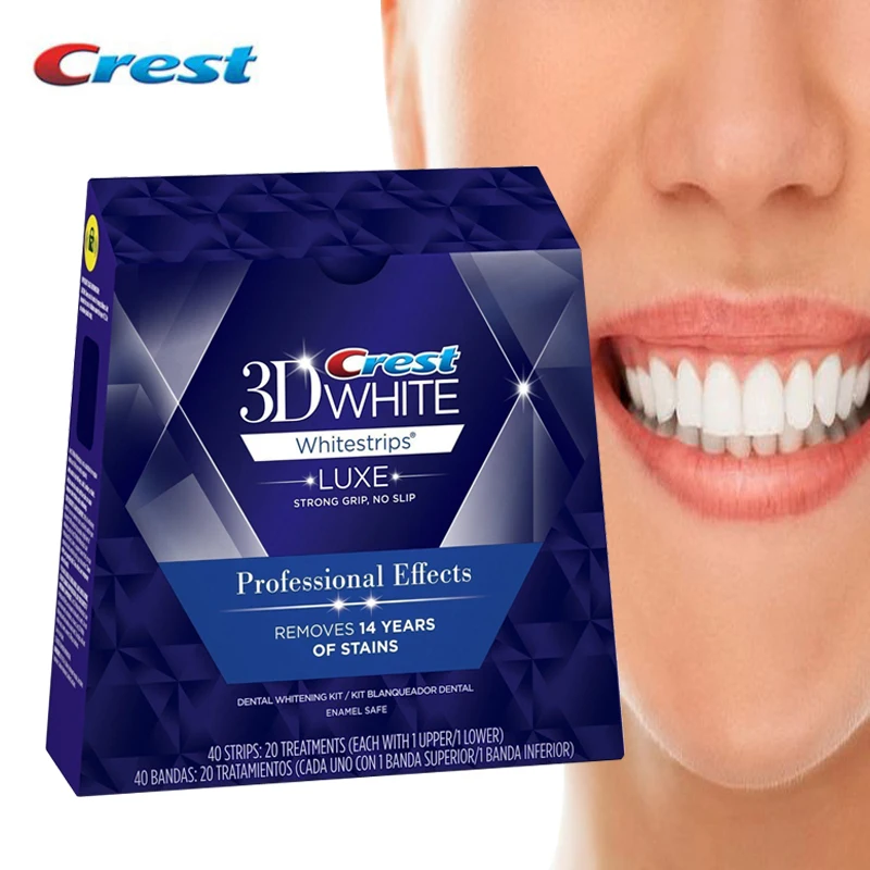 3D Whitestrips Luxe профессиональный эффект отбеливания зубов, для гигиены полости рта уход за зубами 5/10/20 лечение белые полоски