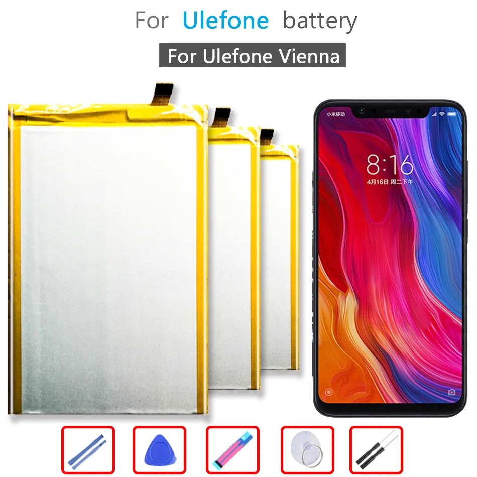

Аккумулятор 3250 мАч для Ulefone Vienna мобильный телефон Li-Ion Bateria