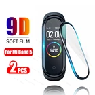 3D Защитное стекло для Xiaomi mi band 5, стеклянная пленка для Mi band5, смарт-браслет 5, мягкая стеклянная Защита экрана для xiomi miband 5