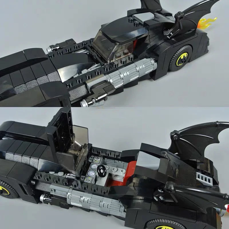 Batmaned super heros 354 шт преследованная Джокера Бэтмобиль установка chariot строительство