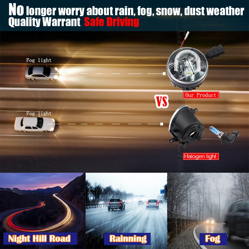 Cawanerl для Renault Megane Laguna Koleos Duster Scenic Logan Latitude Twingo ключа автомобиля светодиодный туман