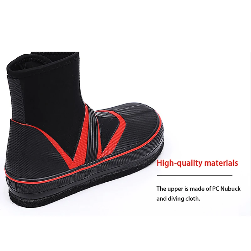 Теплые водонепроницаемые Нескользящие ботинки для рыбалки размеры 38-45 ткань