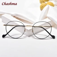 women fashion round titanium eyeglasses men glasses progressive glasses frame optical eyewear for high prescription lenses