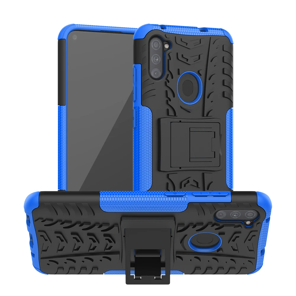 

for Samsung Galaxy A11 Case Cover Armor Rugged Bumper Shockproof Stand Hard Silicone Case for Samsung Galaxy A11 A 11 for M11