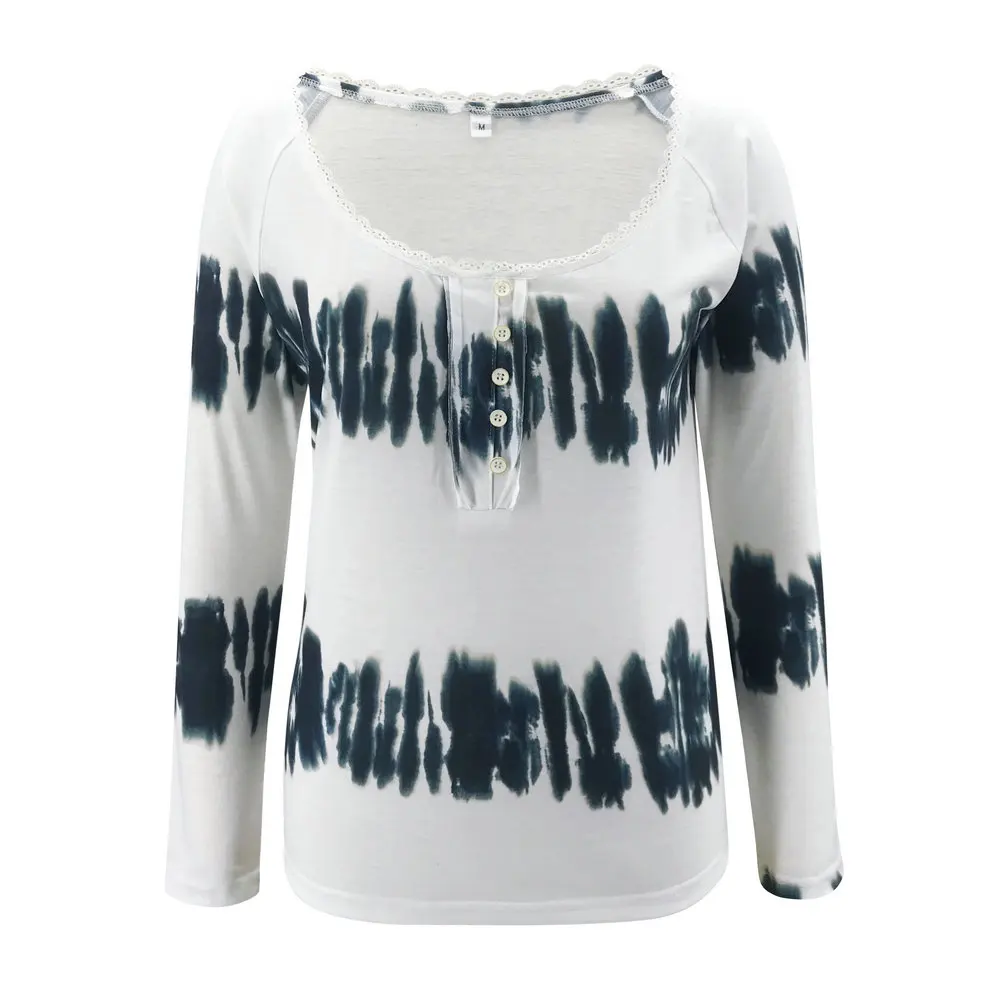 

IZALEWIS Woman Tshirt Long Sleeve Summer Tops for Women 2020 Lace Full Streetwear Woman Top Elegant Fashion Blouse Dropshipping
