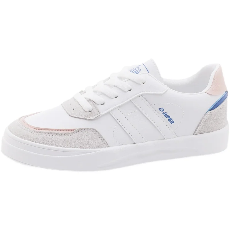 

Fashion Women's Vulcanize Shoes 2021 Spring New Casual Classic PU Leather Shoes Striped Women Casual Shoes Sneakers Female White