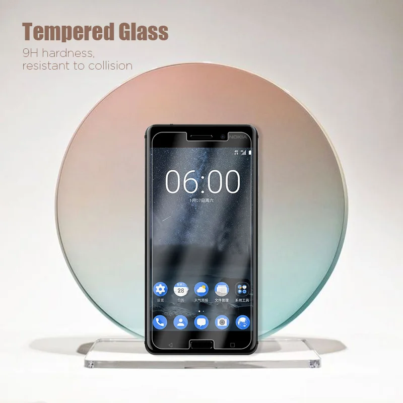 Защитное стекло для Nokia 8 1 9 PureView защита экрана X X71 X2 XL Lumia 520 530 535 630 HD Прозрачная 9H