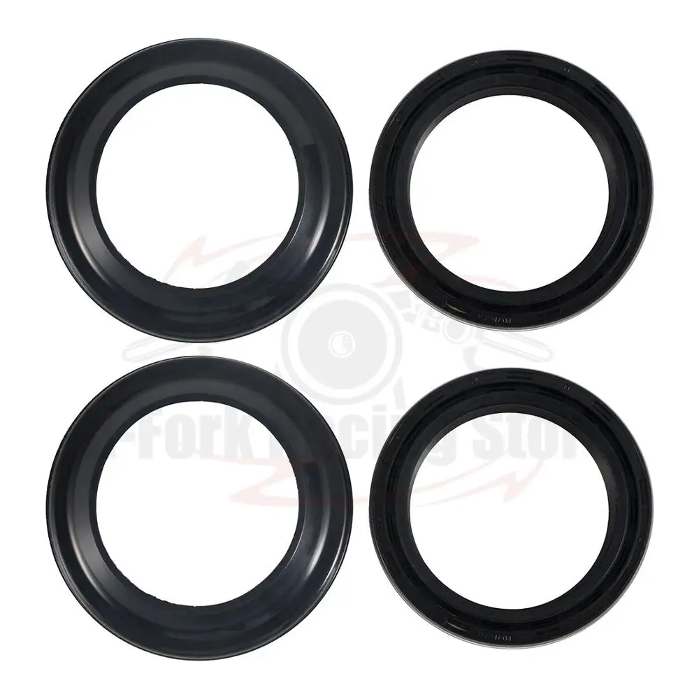 

Fork Oil Seals 2PCS and Dust Seals 2 PCS Motorcycle ASSY KIT For SUZUKI VL800 Intruder 2001-2008 2002 2003 2004 2005 2006 2007