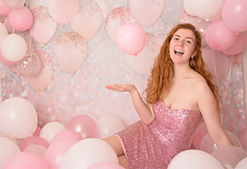 

Mehofond Photography Background Colorful Balloons Glitter Fantasy Polka Dot Light Bokeh Wedding Birthday Backdrop Photo Studio