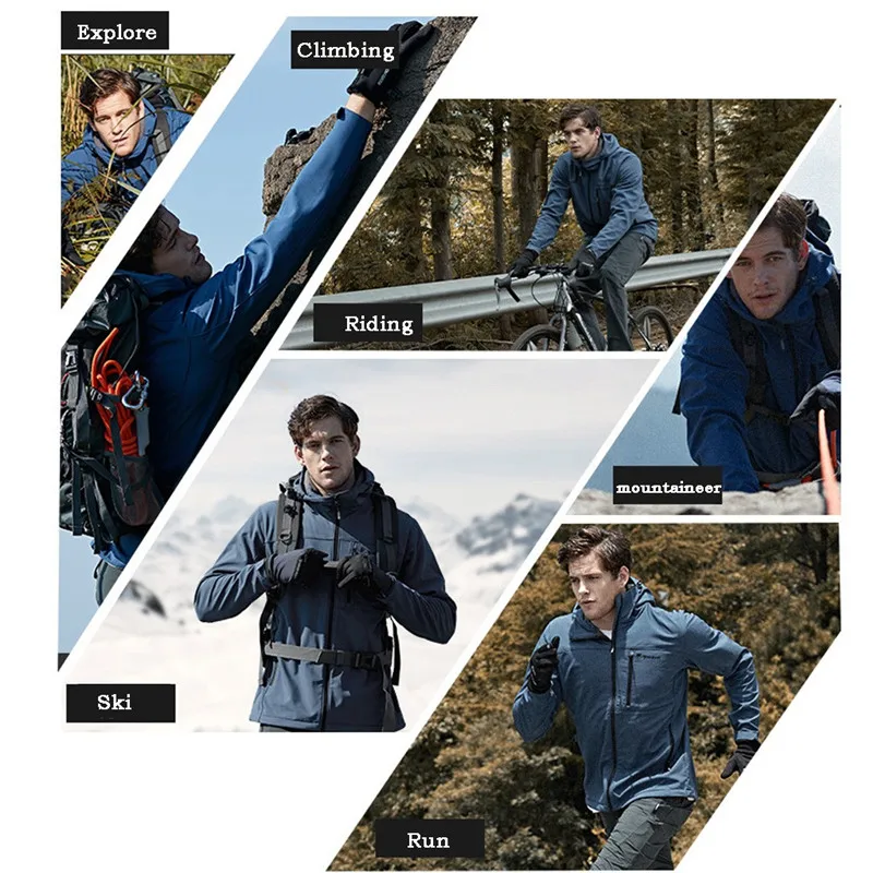 4 размера морозостойкие унисекс водонепроницаемые Зимние перчатки для