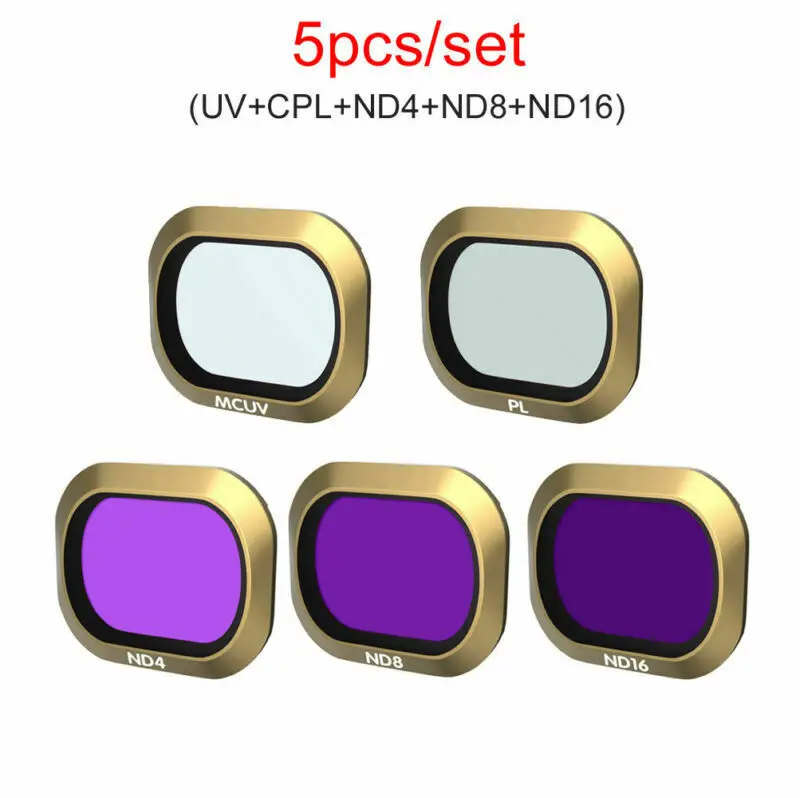 Фильтр для объектива камеры дрона PL CPL UV ND4 ND8 ND16 ND32 ND64 DJI Mavic 2 Pro запасные части