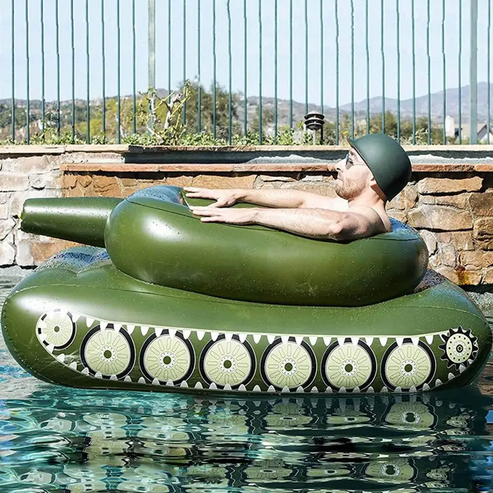 

Inflatable Tank Pool Floats Swimming Circle With Air Leakage And Built-in Water Tank Cannon Ball Swimming Ring Pool Accessories