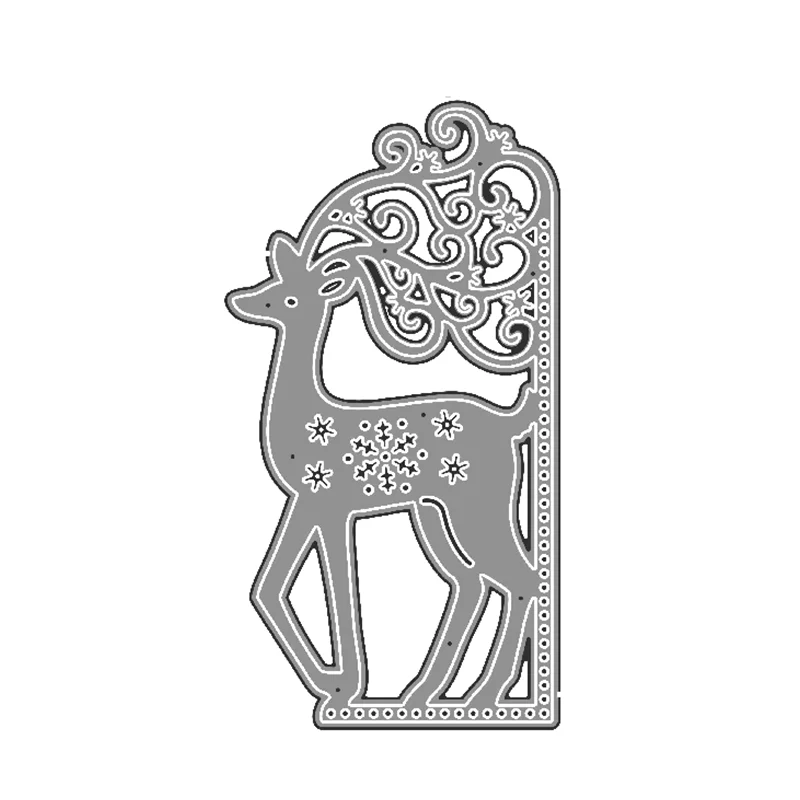 Новинка 2020 металлические высечки и Скрапбукинг для изготовления бумаги с оленем