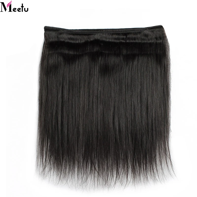 Meetu бразильские прямые пучки волос человеческие волосы для наращивания 4 пупряди