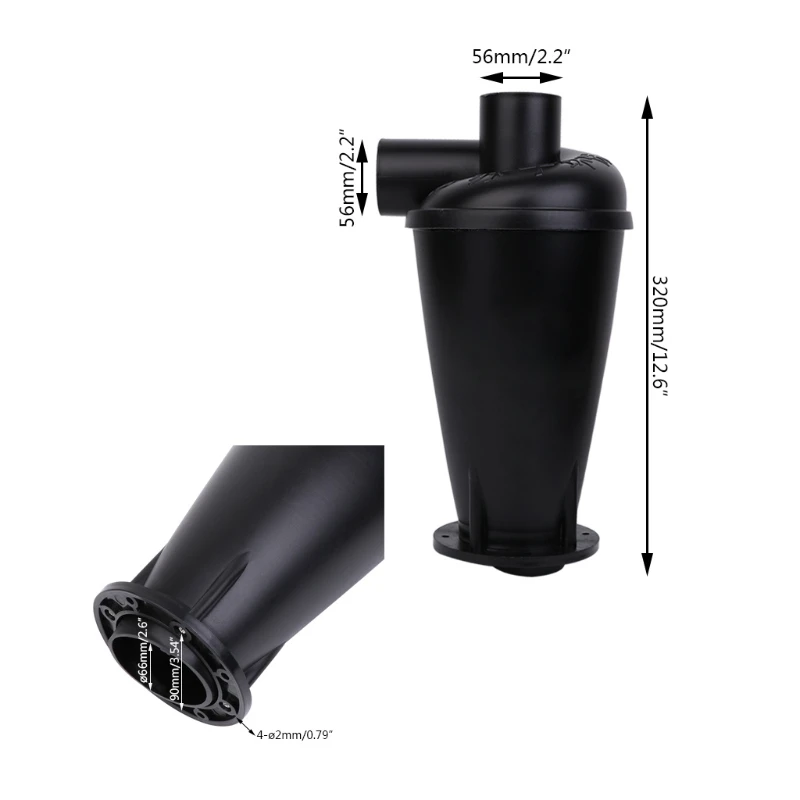 

Cyclone Dust Cyclone With Flange Base Separator