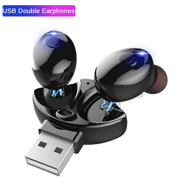 D XG12 Bluetooth 5,0 TWS наушники стерео беспроводные Earbus HIFI Звук спортивные наушники Handsfree игровая гарнитура с микрофоном для телефона - Цвет: D