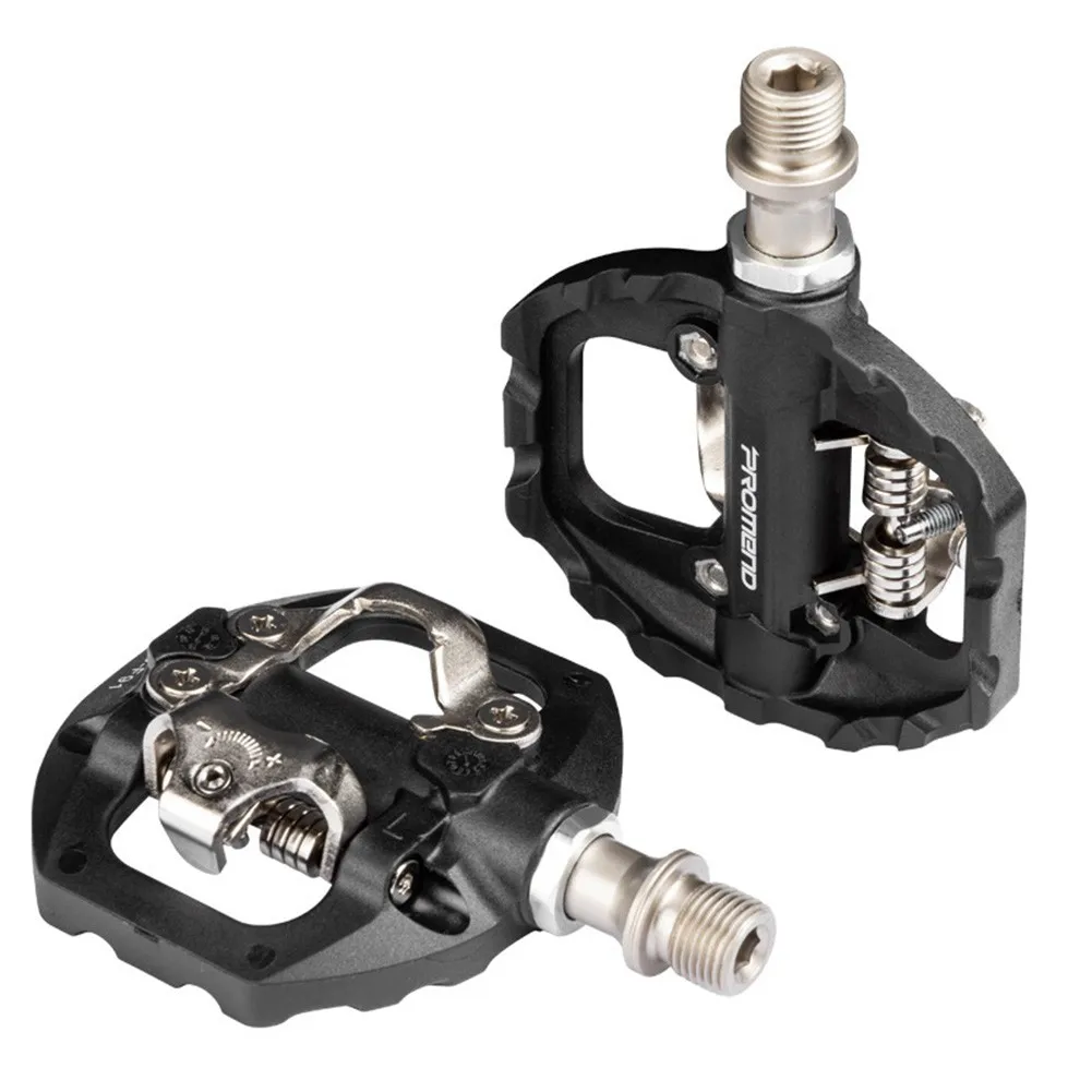 

MTB Mountain Bike Single Side Flat/SPD Self-Locking Pedals And SPD Pedal Cleats DU+Pailin Anti Slip Self Lock Designed