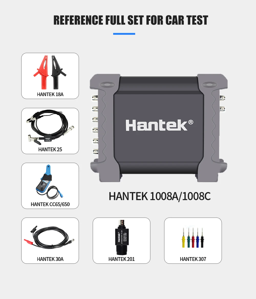 Hantek аттенюатор 1008C осциллограф сигнал пассивный аттенюатор HT201 20:1 пассивный аттенюатор 300 В макс для пико