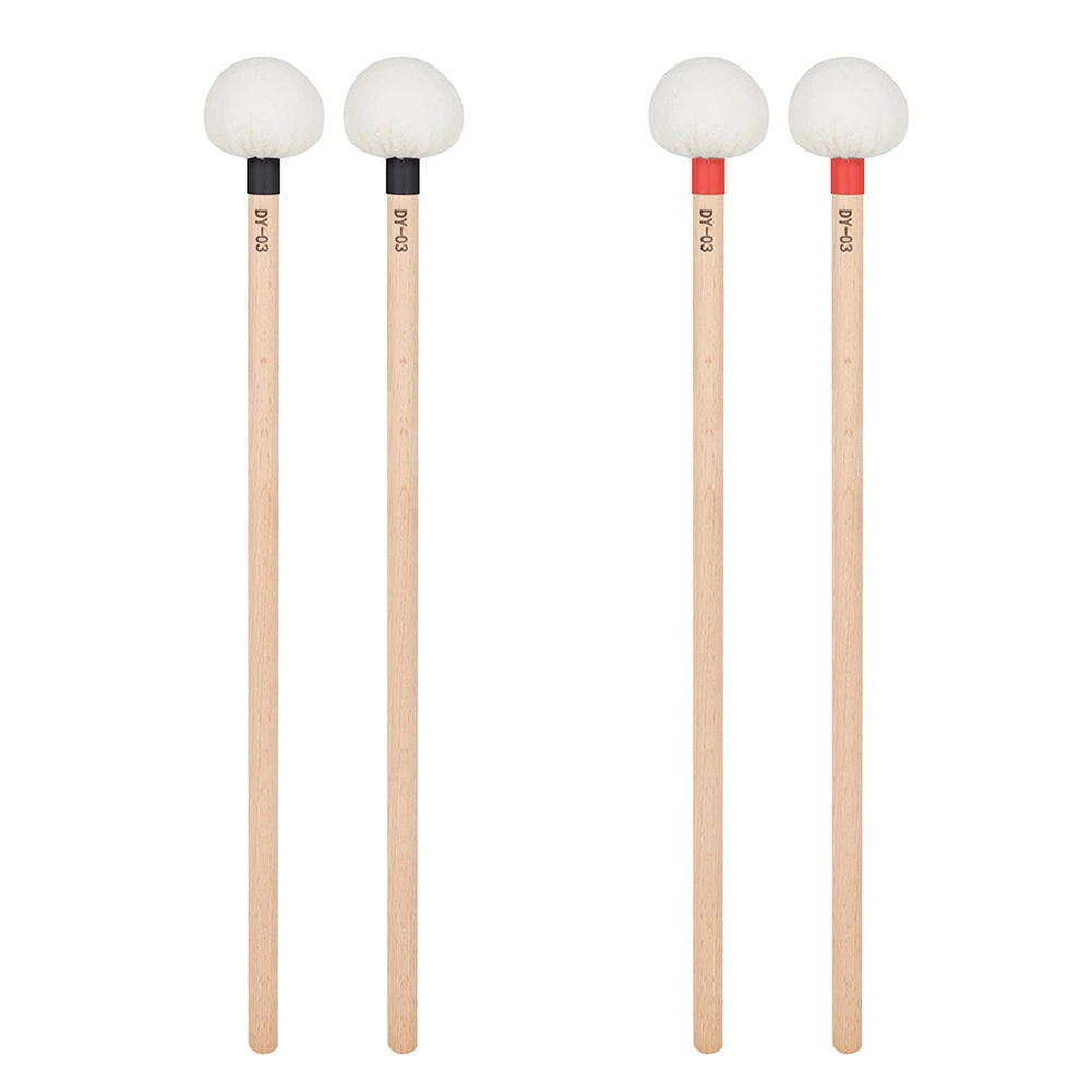 

2 шт. Мягкая головка деревянные тимпани маллеты профессиональный Прецизионный инструмент измельчители молоток барабанные палочки для дете...