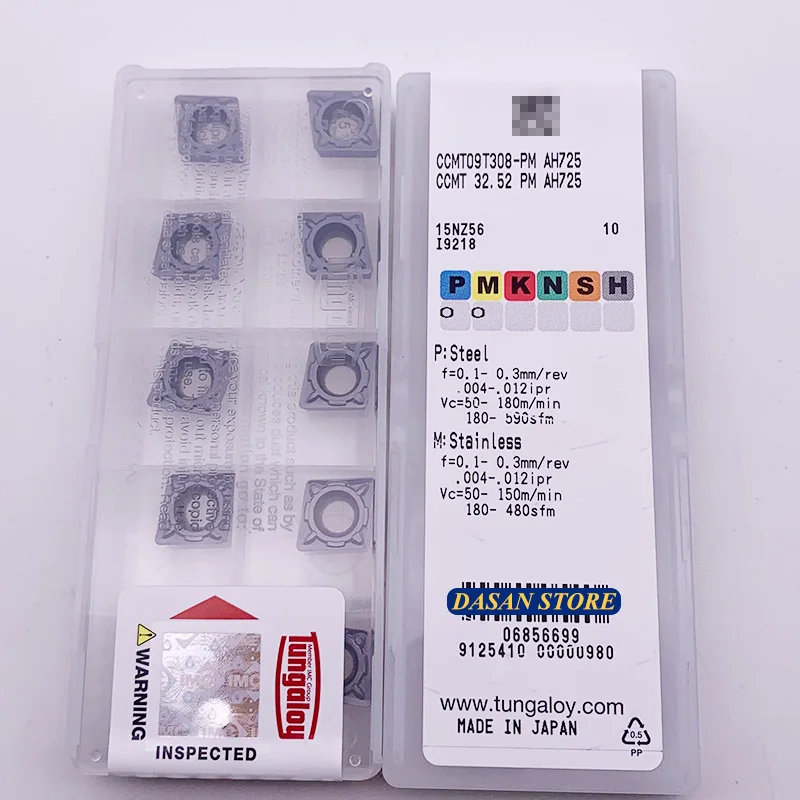 

10pcs Original CCMT09T308PMAH725 CCMT 09T304 PS Carbide Inserts Turning Tools Lathes high quality CNC blade Cutters for Steel