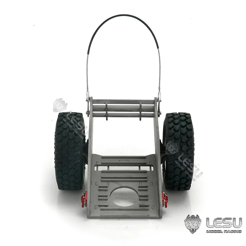 Металлические треки для прицепа буксировочные колеса 1/14 LESU Komatsu AC360 RC
