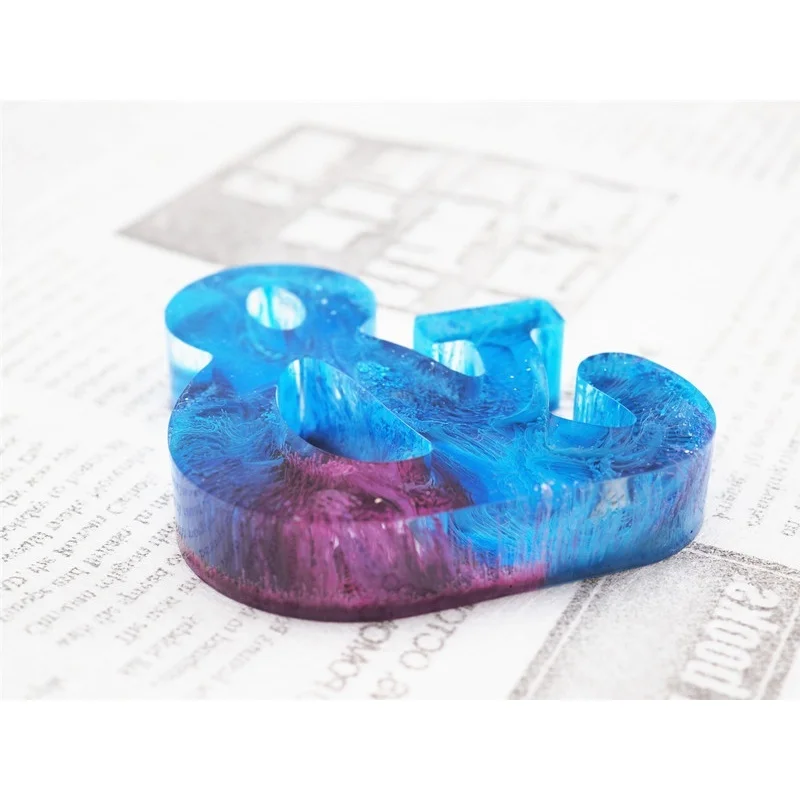 

Letter Shape Resin Molds Title Mr & Mrs Decoration Doorplate Epoxy Silicone Tools