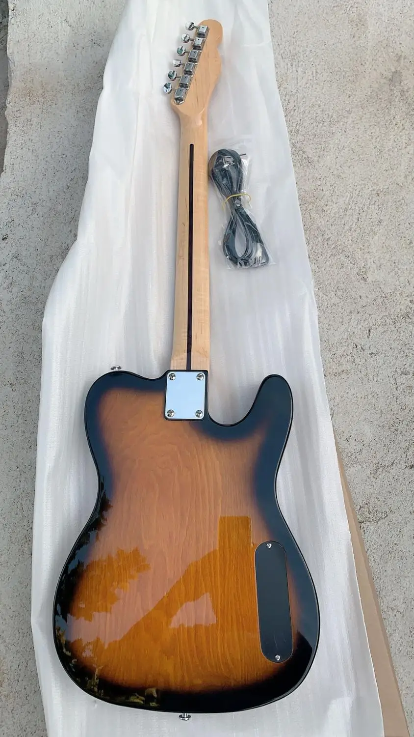 Оптовая продажа гитары Новые левша электрогитара Tel в коричневый взрыв 201909 |