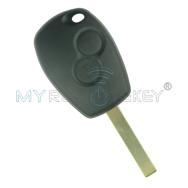 Дистанционный ключ автомобиля для Renault Clio Kangoo Master Modus Twingo 2006 2007 2008 2009 2010 2 кнопки VA6 433 МГц PCF7947 remtekey
