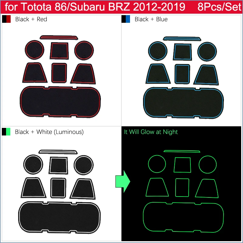 Противоскользящая резиновая подушка для автомобильной двери красная прокладка