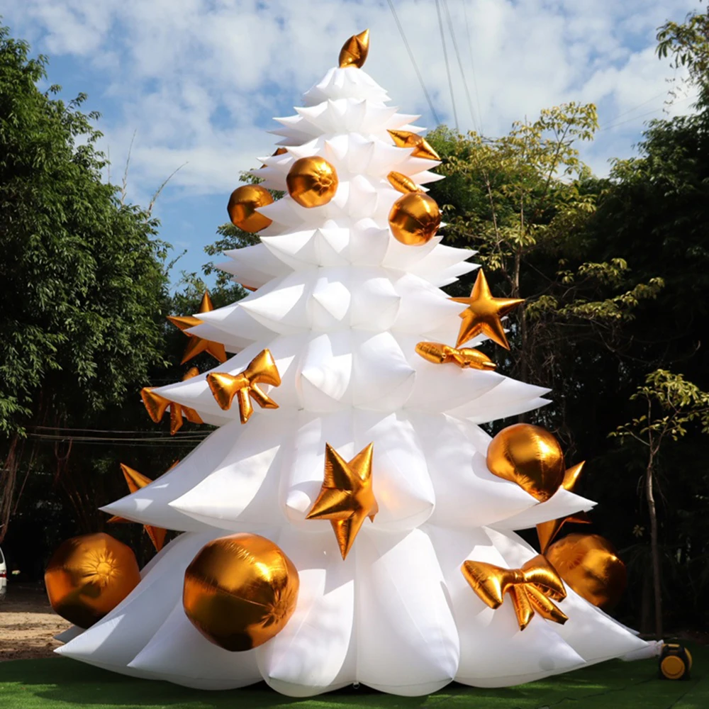 

6/8m 20/26ft Tall LED lighted Outdoor large inflatable Christmas tree decorations commercial christmas decor for Mall decorated