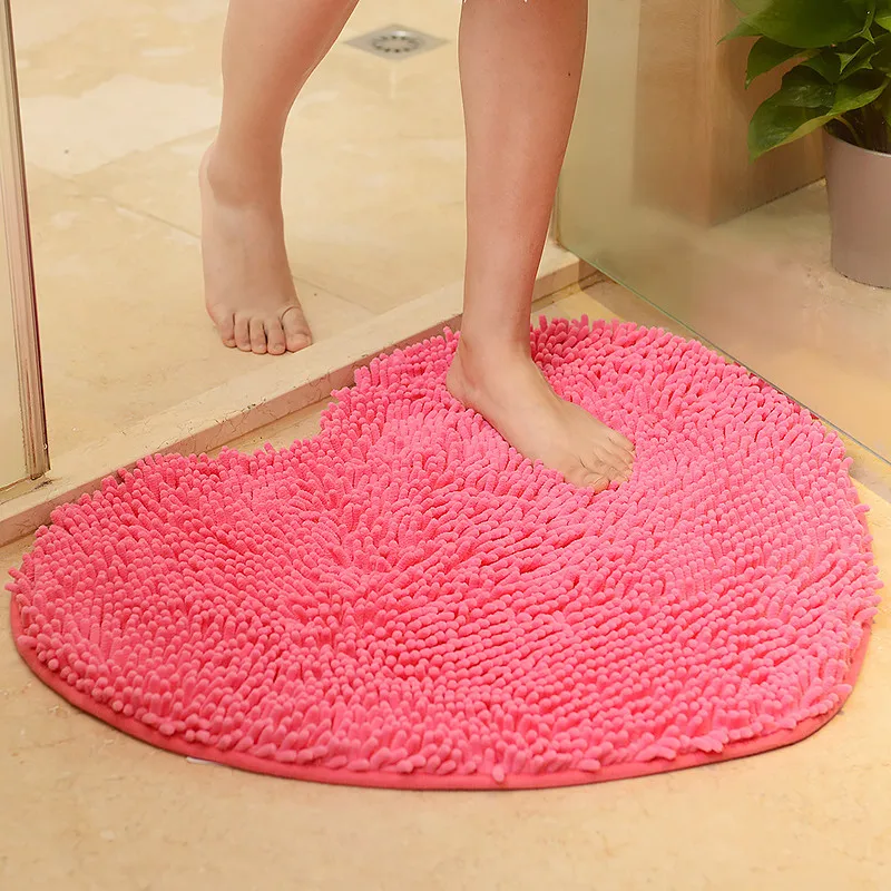 50 80 см нескользящий напольный коврик синели ковер для ванной моющийся туалета в