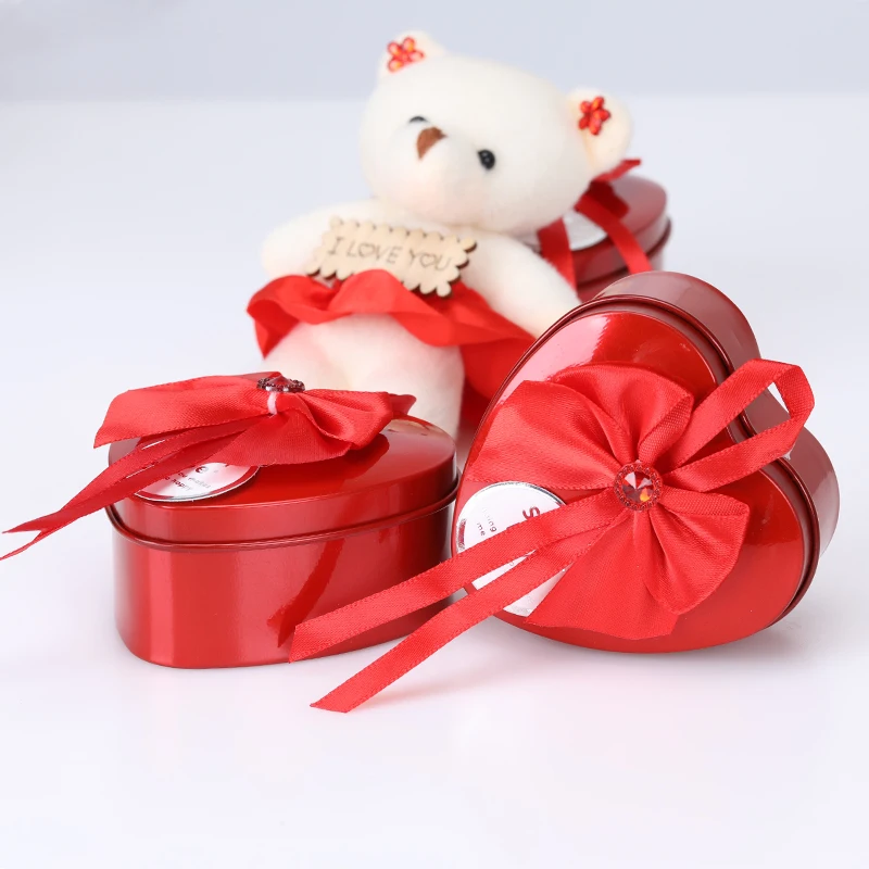 Комплект из 3 предметов на день Святого Валентина в форме сердца розовых