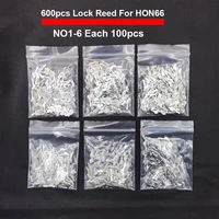 600pcslot hon66 car lock repair kit accessories car lock reed no1 6 each 100pcs hon66 lock plate for honda with gift springs