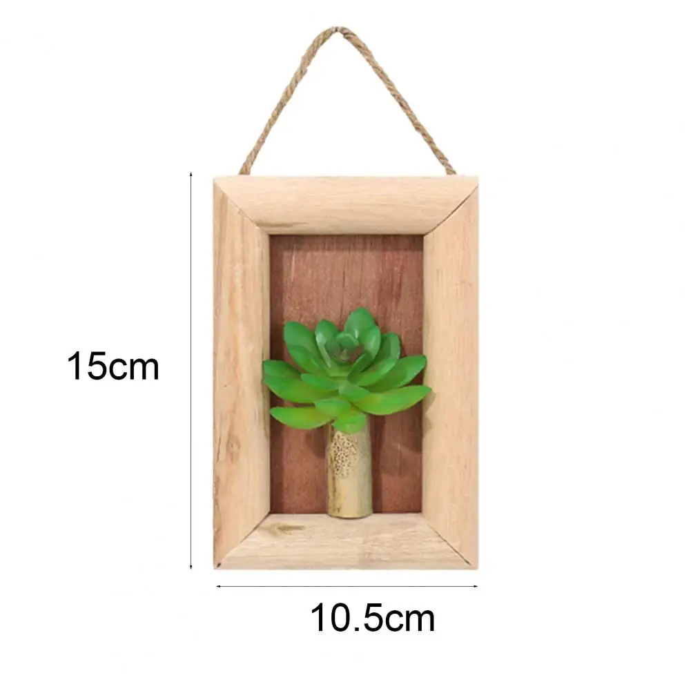 

Artificial Succulent Beautiful Realistic Cute Wall Hanging Potted Simulation Succulent for Indoor