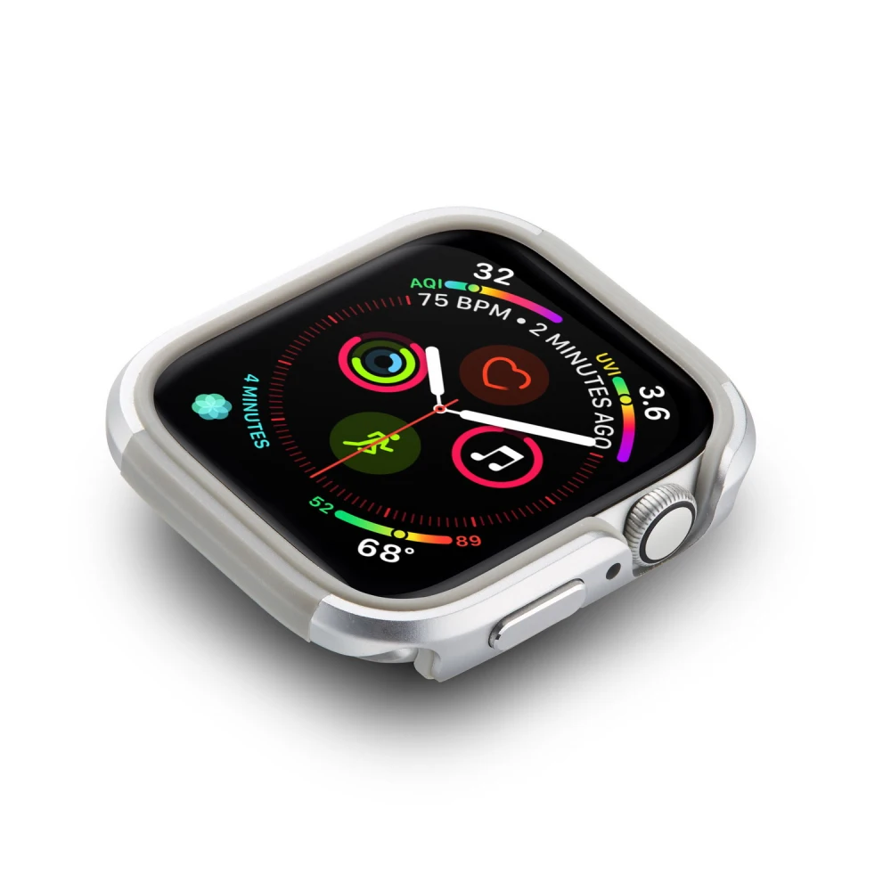 Чехол для Apple Watch Series 5 4 TPU+ металлический защитный чехол из алюминиевого сплава для iWatch 40 44 мм Рамка 40 мм 44 мм бампер оболочка