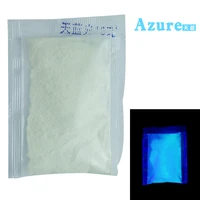 azure color glow in the dark fluorescent powder shining for diy nail home party decoration 10g phosphor pigment luminous powder