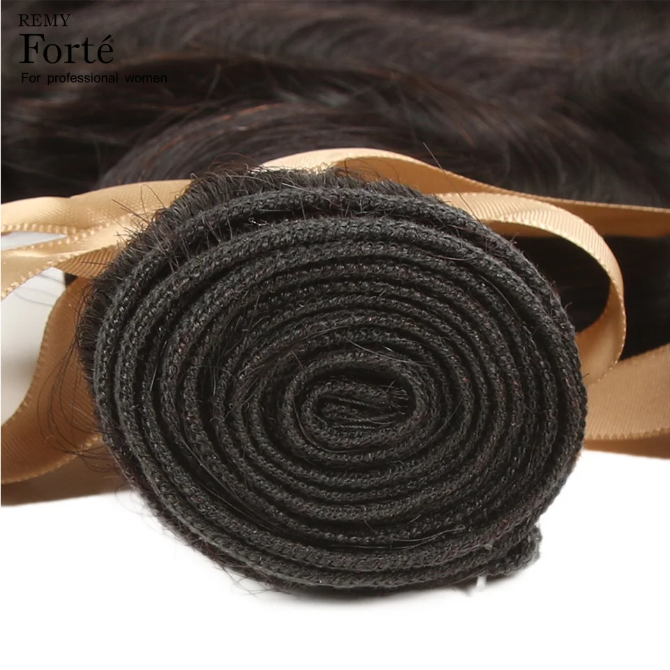 Remy Forte бодиволновые пряди бразильские волосы волнистые натуральный цвет 1/3