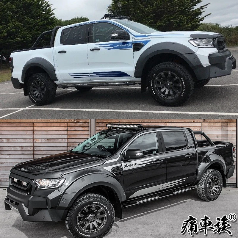 Для Ford Ranger наклейки для автомобиля pull цветы звукосниматель карта украшения модифицированные Ranger двери автомобильные наклейки
