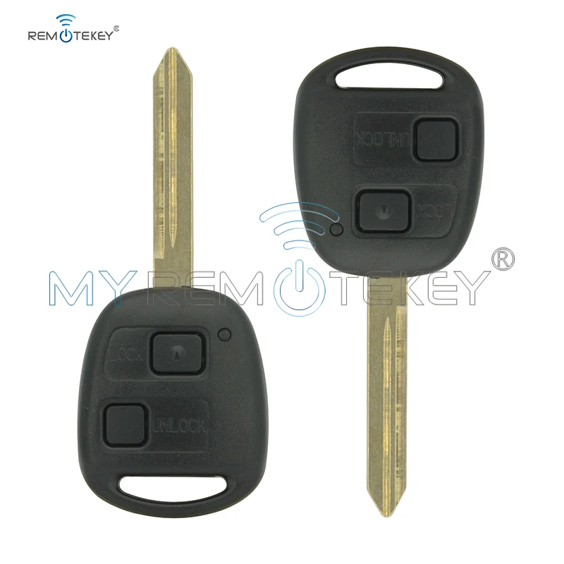 Denso (не Valeo) Remtekey 2 шт. кнопки 304 МГц нет чипа 4c 4d67 optioanl Toy47 БЕСКЛЮЧЕВОЙ вход лезвия
