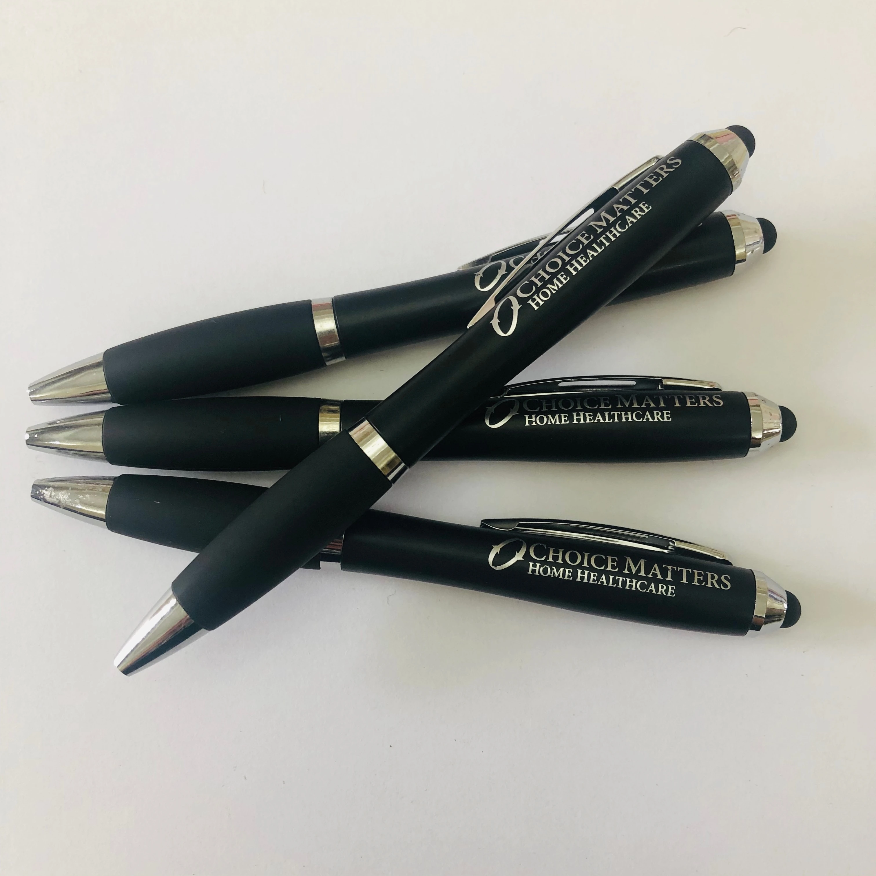 Ручка с логотипом высокого качества и сенсорным экраном черная ручка под заказ