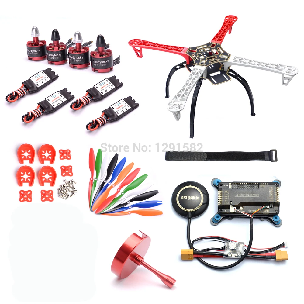 F450 450 мм комплект рамы APM2.8 Контроллер полета 2212 920kv двигатель 30A simonk ESC M8N GPS модуль