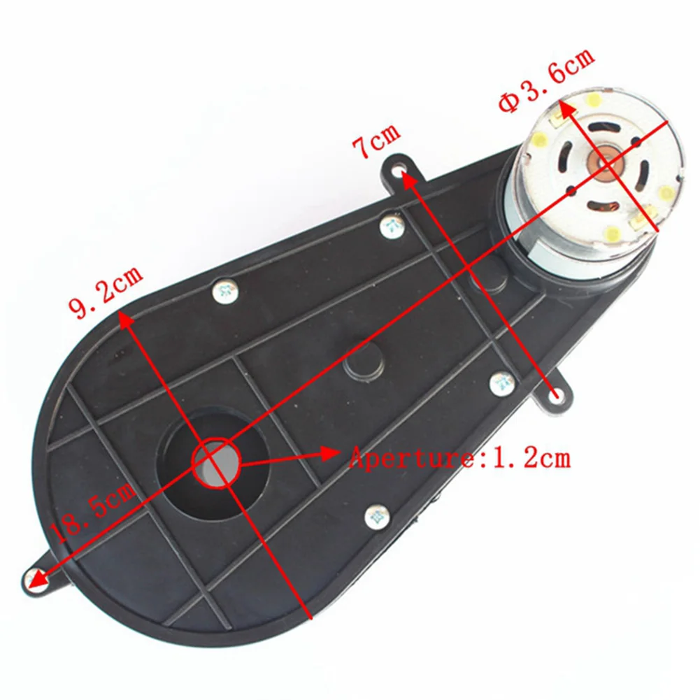 

Wear-resistant Gearbox Black PP Part Electric RS555 18000RPM Replacement