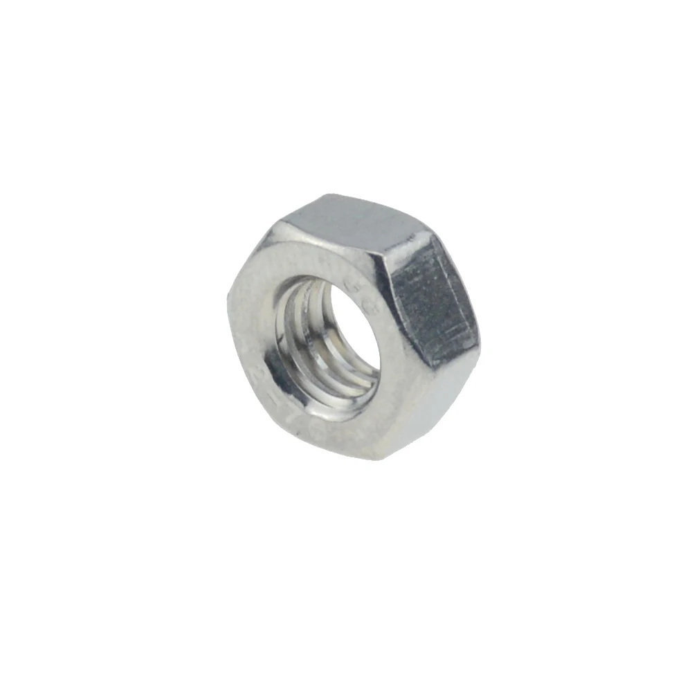 

100pcs/lot Metric thread DIN934 M5 304 Stainless Steel Hex Nuts